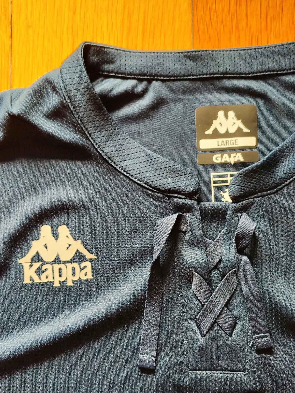 Camisa de futebol masculina Kappa original Genoa 2025-26 terceiro kit Inglaterra Kombat – photo 4